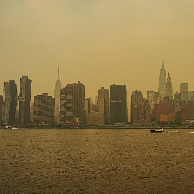 Kanada'daki yangınların dumanı dünya kupası finali öncesi New York'a ulaştı