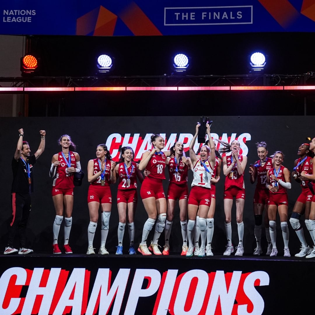 A Milli Kadın Voleybol Takımı şampiyon oldu