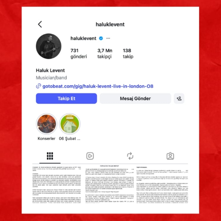 Haluk Levent'in Instagram hesabına erişim engeli - Diken